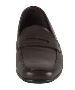 Prada Leather Penny Loafer Shoes  