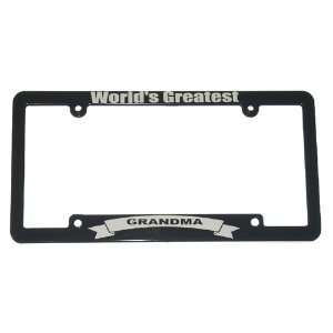    Worlds Greatest GRANDMA Auto Truck License Plate Frame Automotive