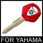 Red Blank Key For YAMAHA YZF R1 R6 R6S FZ1 FZ4 FZ6 XT660 XJR 250 400 