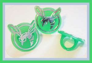 12 GREEN HORNET CUPCAKE RINGS BIRTHDAY PARTY FAVORS  