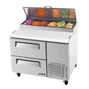  Super Deluxe Pizza Prep Table, 2 Drawers, 14 cu. ft.