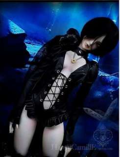   Doll Black Faux Leather Clothes/Outfit/Dress HC 3DC004 DZ DOD AS LUTS