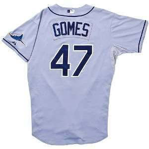Tampa Bay Rays Brandon Gomes Game used 2011 ALDS Game 2 Jersey  