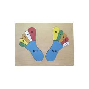  Counting Toes Puzzle Toys & Games
