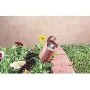 SPJ14 08 RC   Solid Copper MR 16 Spike Mounted Spot Light Raw Copper 