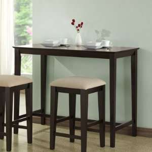  Counter Height Kitchen Table in Cappuccino