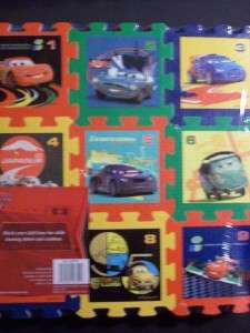 DISNEY PIXAR CARS LETTERS AND NUMBERS SOFT FOAM PUZZLE  