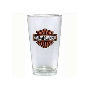  Harley Davidson® Bar & Shield Logo Pint Glass. Set of 4 