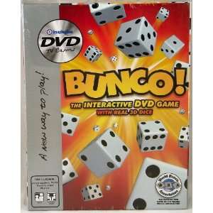    BUNCO The Interactive DVD Game with Real 3D Dice Toys & Games