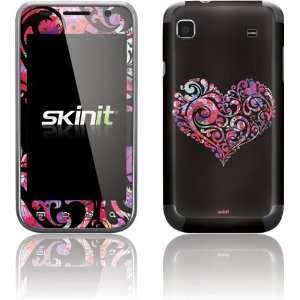 Skinit Black Swirly Heart Vinyl Skin for Samsung Galaxy S 4G (2011) T 