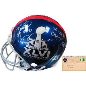  Victor Cruz SB XLVI Champs Autographed New York Giants 