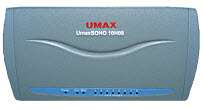 UMAX POWERED 8 PORT ETHERNET NETWORK NETWORKING HUB  