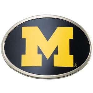  Michigan Wolverines Team Logo Oval Belt Buckle Sports 