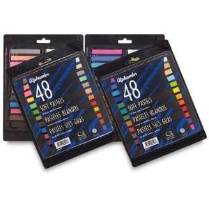  Alphacolor Soft Pastels   Set of 48, Basic Colors Arts 