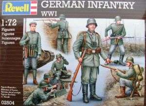 RVG2504 WWI German Infantry Figures (50) 1 72 Revell Ge  