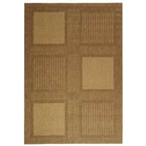   Natural Indoor/Outdoor Square Area Rug, 6 Feet 7 Inch