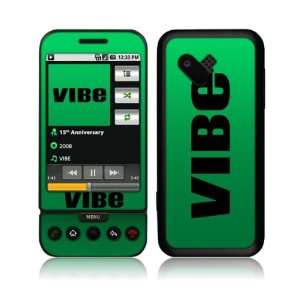   HTC T Mobile G1  VIBE  Green And Black Skin Cell Phones & Accessories