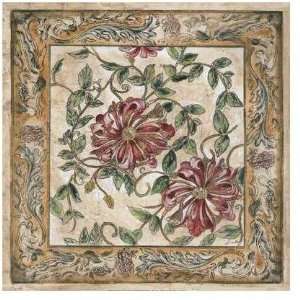  B Aldine   Zinnia Tapestry Size 26x26 Poster Print