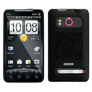  Paisley Black and White on HTC Evo 4G Case  Players 
