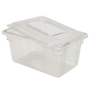  Storage/Food Tote Box   5 Gallon   Clear   9 Deep