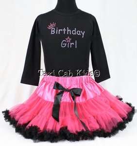   New Set *Birthday Party Girl Outfit* Custom Rhinestone Shirt  