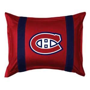  Montreal Canadiens Sideline Pillow Sham   Standard Sports 