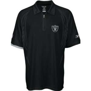  Oakland Raiders Black Head Coaches Shield Polo Sports 