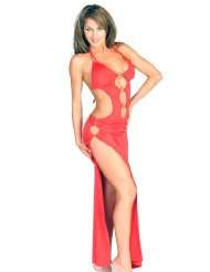 Ring Double High Double Slit Side Dress, One Size (Available in a 