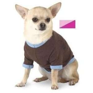  Doggie Skins Ringer T shirt Small   Pink/Raspberry Pet 