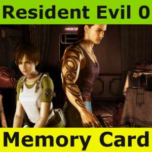 Resident Evil 0 Zero Nintendo Gamecube New Memory Card  