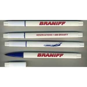 4 Braniff Airlines Pens Reservations 1 800 Braniff Boeing 