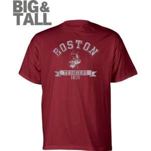  Boston College Eagles Maroon Distressed Logo Big & Tall T 