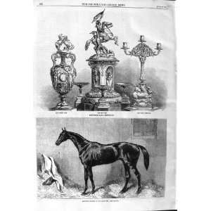   1862 ASCOT PRIZE PLATE ROYAL HUNT ASTEROID HORSE SPORT