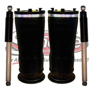 Rear Suspension Air Spring Bags & Shocks Replacement Kt  