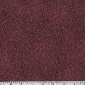  45 Wide Fusions Floral Burgundy Fabric By The Yard Arts 