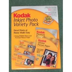  Kodak Inkjet Photo Paper Variety Pack Ultima and Premium 