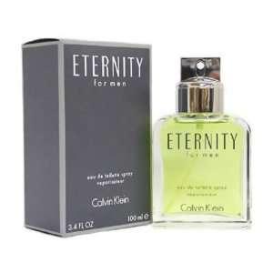  Eternity By Calvin Klein 3.4 Oz EDT Spray for Men Health 