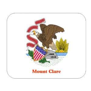  US State Flag   Mount Clare, Illinois (IL) Mouse Pad 