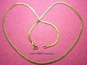 14k SOLID GOLD CHAIN 18 GREEK KEY 2.30mm. 7.98gr. MADE IN ITALY 