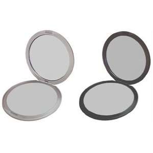  Swissco Round Compact Mirror, Extra Flat, 4 Inches, 1x/5x 