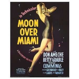  Moon Over Miami Movie Poster, 11 x 14 (1941)