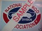 NATIONAL HOT ROD ASSOCIATION ST DIVISION sticker