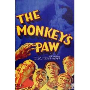 The Monkeys Paw Movie Poster (11 x 17 Inches   28cm x 44cm) (1933 