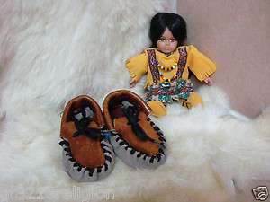 Handmade Baby Infant Toddler Native American Moccasins  