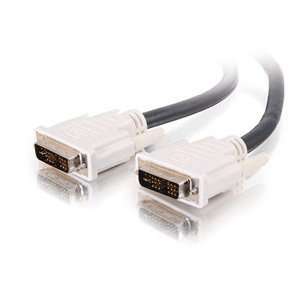   Video Cable   DVI I Male   DVI I Male   6.56ft   Black