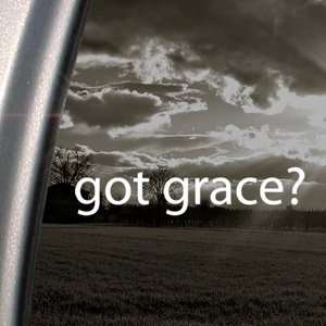  Got Grace? Decal Christian Jesus Church Car Sticker 
