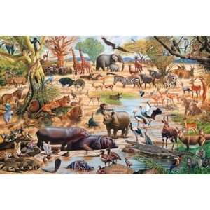  African Paradise 1500 Piece Puzzle Toys & Games