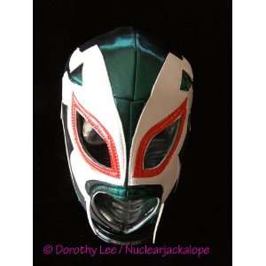 Lucha Libre Wrestling Halloween Mask Shocker green