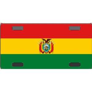 Bolivia Flag Vanity License Plate