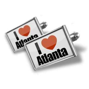 Cufflinks I Love Atlanta region Georgia, United States   Hand Made 